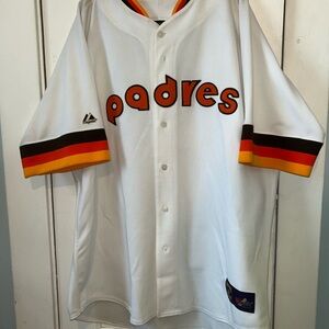 Vintage Majestic Cooperstown Collection Padres Baseball Jersey MLB